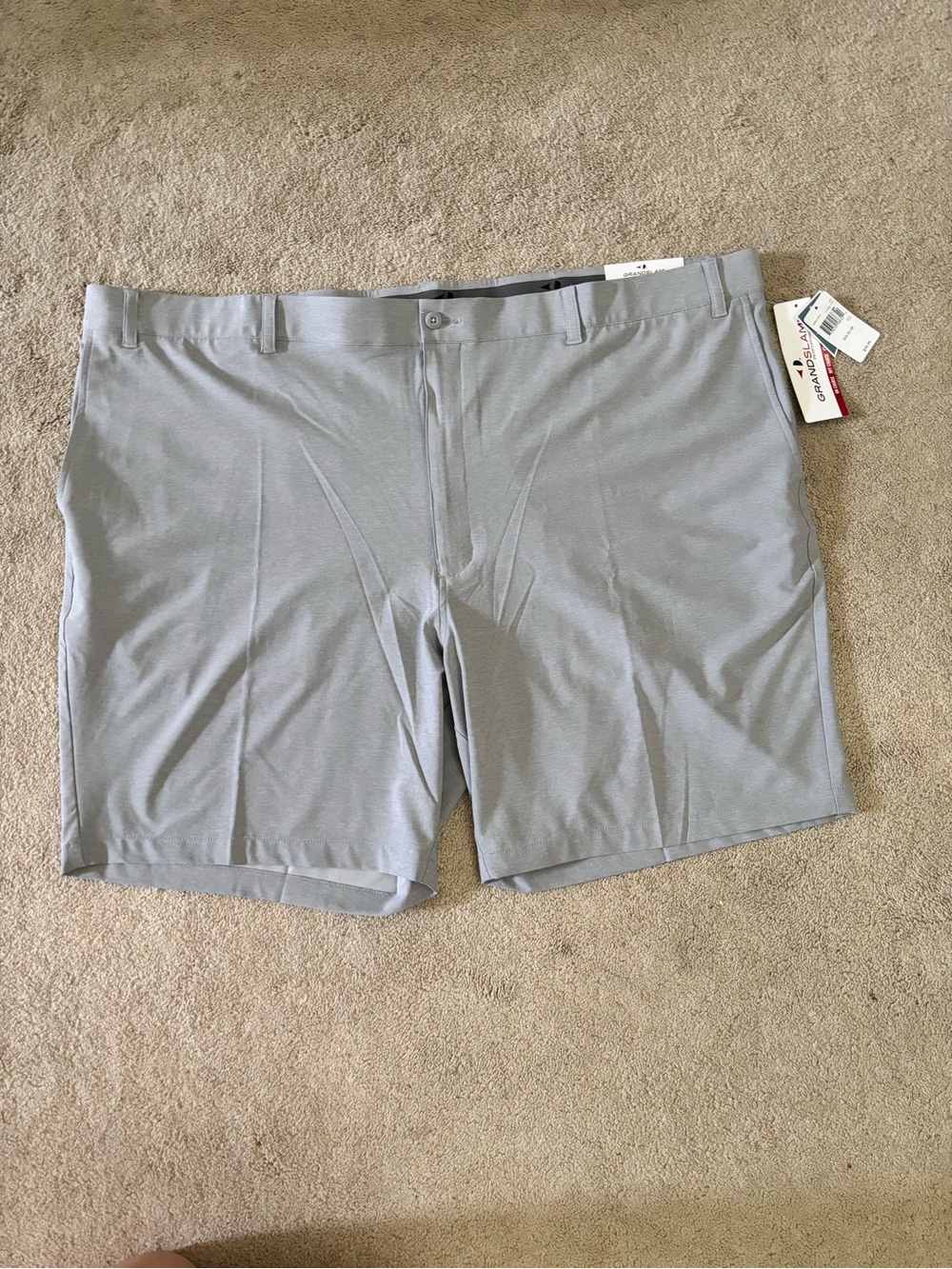 Grand Slam Gray 4-Way Stretch Golf Shorts